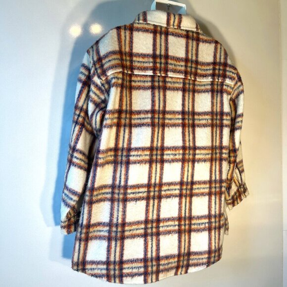 Maurices SZ XXL Plaid Timeless Shirt Jacket Warm Essential Preppy Ranch Western - Picture 7 of 12